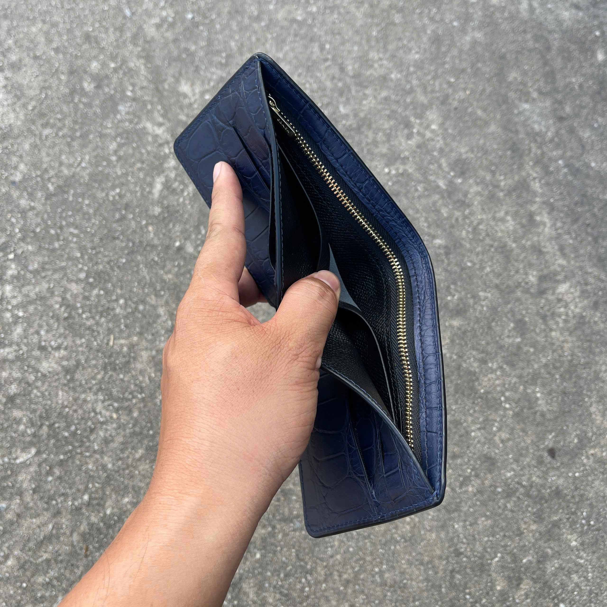 VÍ DA ĐUÔI CÁ SẤU ALIGRATO VDCS02