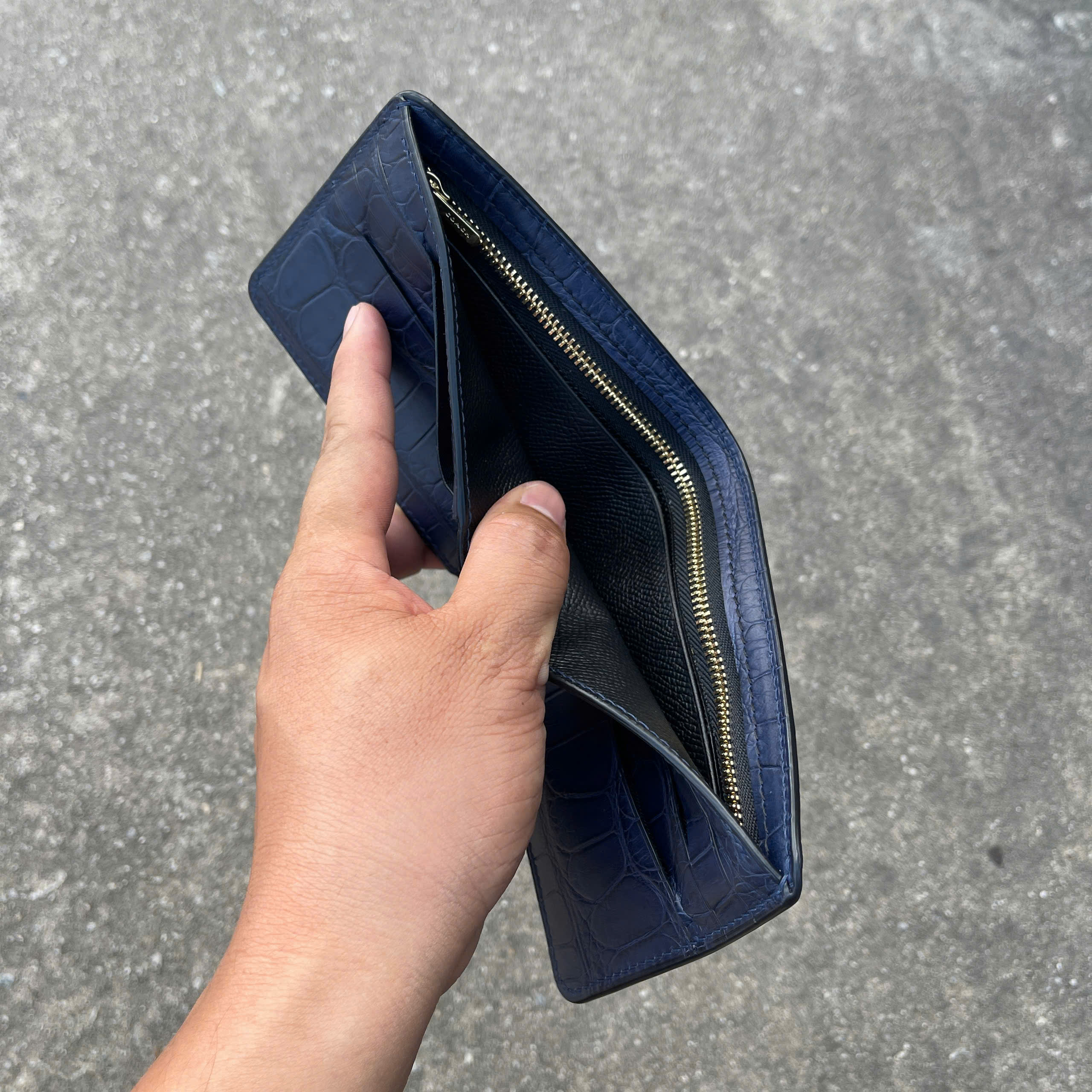 VÍ DA ĐUÔI CÁ SẤU ALIGRATO VDCS02