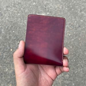 VÍ HADMADE DA SHELL CORDOVAN DÁNG NGANG VDMD55