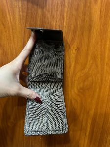 VÍ KẸP TIỀN MINI DA KỲ ĐÀ PHỐI CÁ SẤU V22