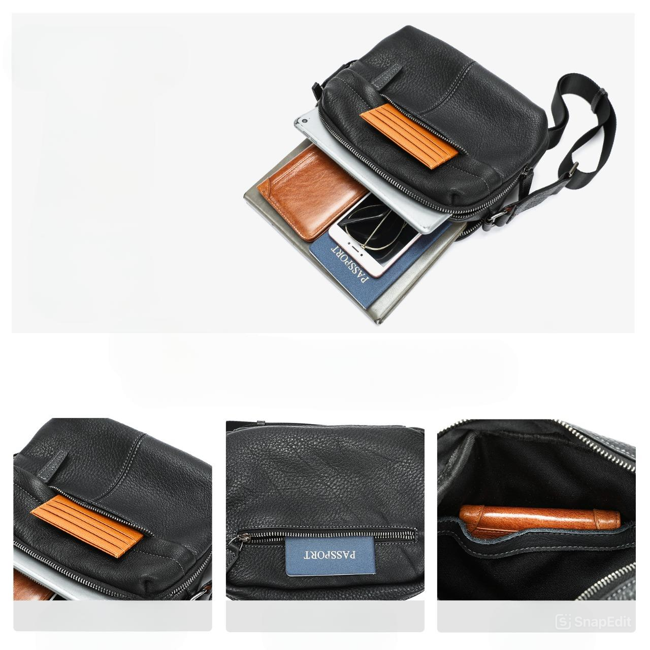 TÚI ĐEO CHÉO DA BÒ 9256