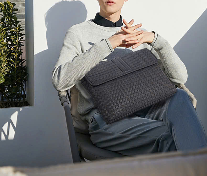 CLUTCH CẦM TAY DA BÒ CAO CẤP 12471 - Ảnh 5