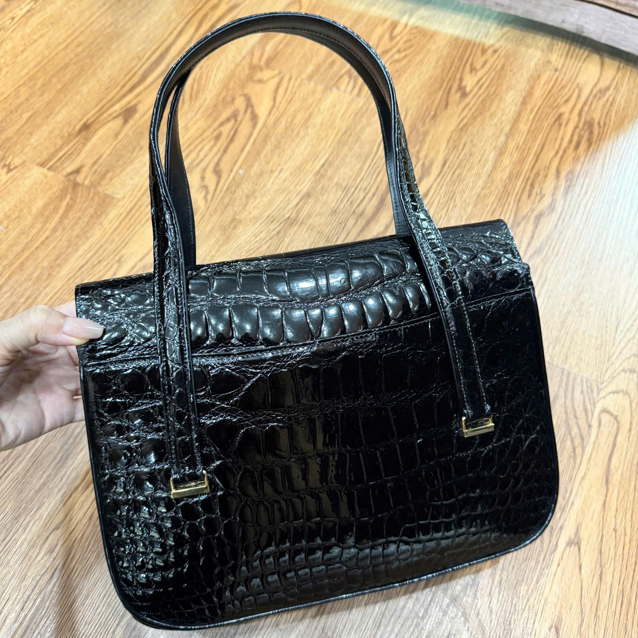 Túi Cá Sấu Bóng Kính CSCK2