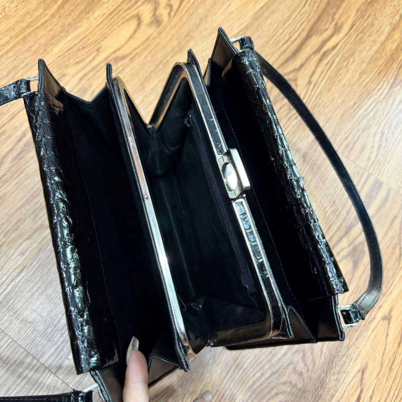 Túi Cá Sấu Bóng Kính CSCK3