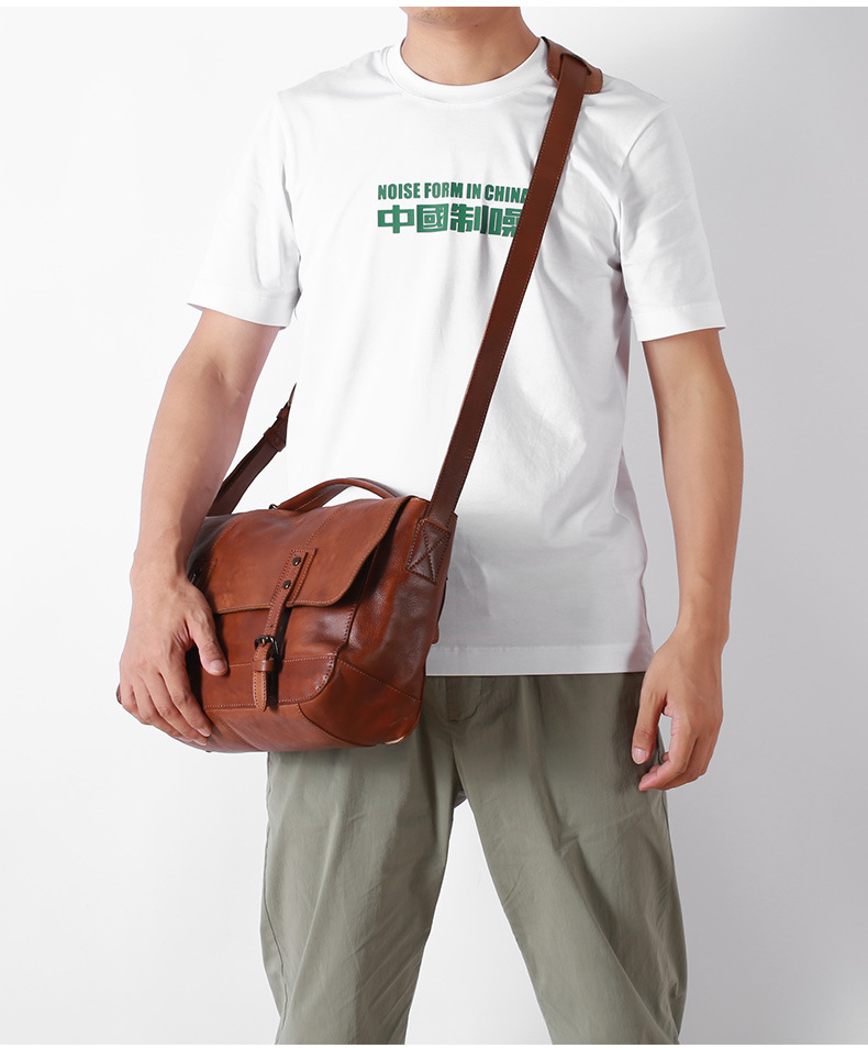 TÚI ĐEO CHÉO NAM Y9098 Da Bò Cao Cấp - Ảnh 7