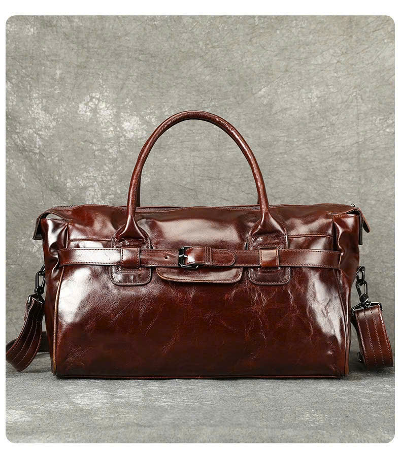 Túi Trống Du Lịch Da Bò Cao Cấp 8822