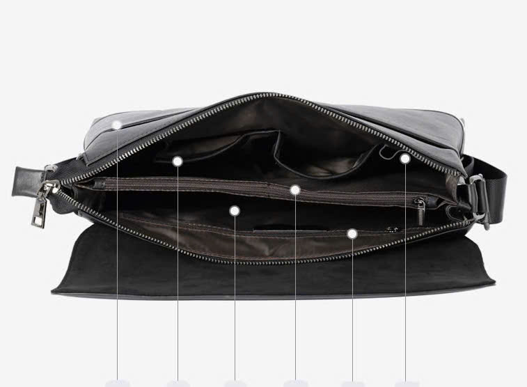 TÚI ĐEO CHÉO DA BÒ CAO CẤP 6702 - Ảnh 2