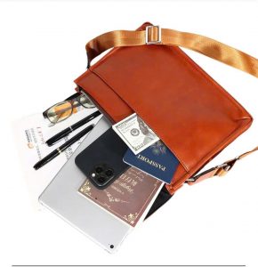 TÚI ĐEO CHÉO DA BÒ CAO CẤP 7773-1