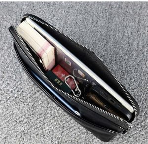 CLUTCH CẦM TAY DA BÒ CAO CẤP 8574-3