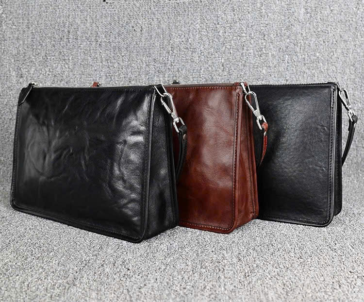 CLUTCH CẦM TAY DA BÒ CAO CẤP 8572 - Ảnh 9