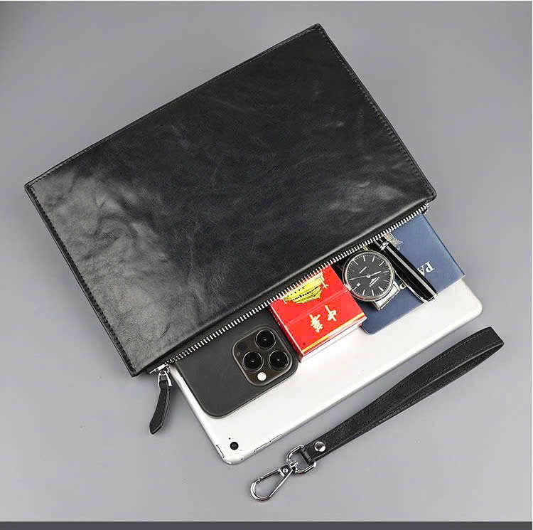 CLUTCH CẦM TAY DA BÒ CAO CẤP 8869