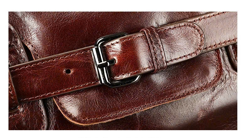 Túi Trống Du Lịch Da Bò Cao Cấp 8822 - Ảnh 8