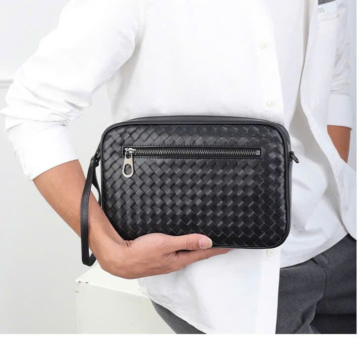 TÚI ĐEO CHÉO KIÊM CẦM TAY DA BÒ CAO CẤP 6687 - Ảnh 6