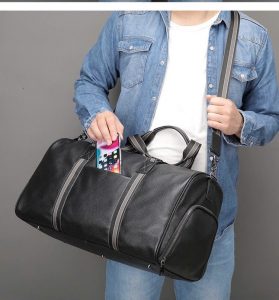 Túi Trống Du Lịch Da Bò Cao Cấp 8706-3