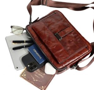 TÚI ĐEO CHÉO DA BÒ CAO CẤP 7771