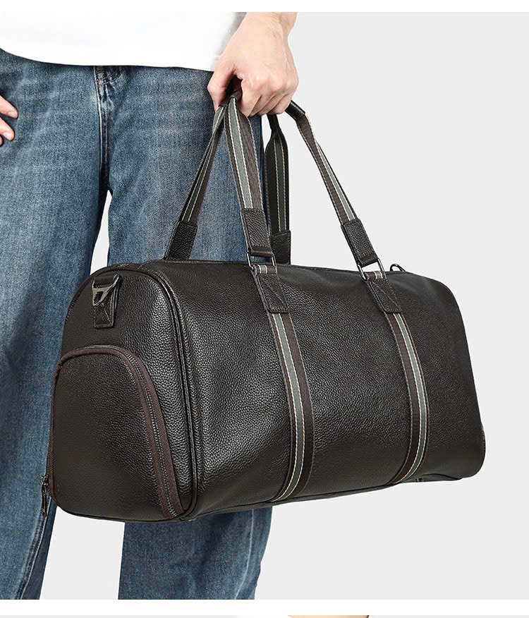 Túi Trống Du Lịch Da Bò Cao Cấp 8706-3