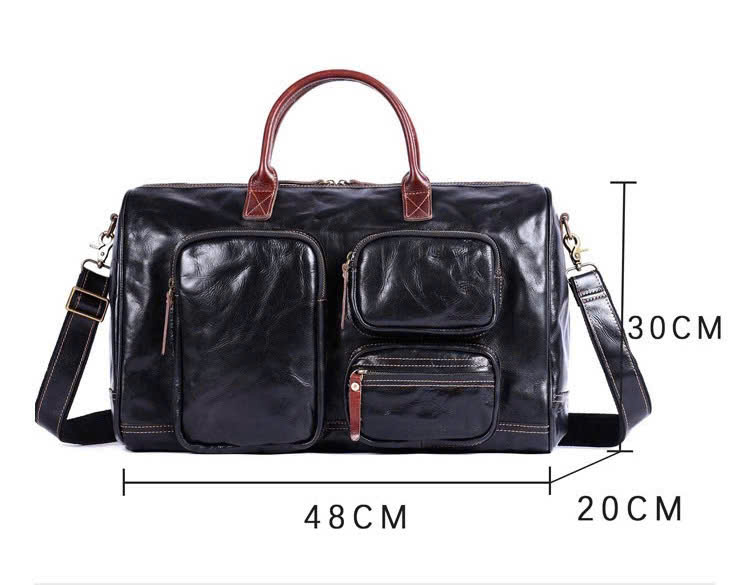 TÚI DU LỊCH DA BÒ CAO CẤP 7406 - Ảnh 5