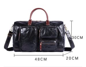 TÚI DU LỊCH DA BÒ CAO CẤP 7406