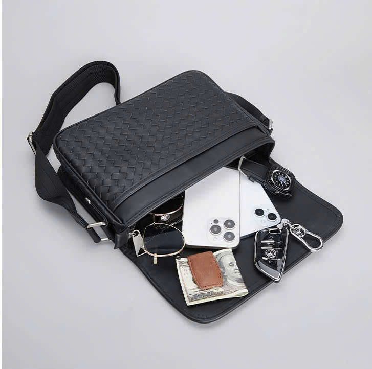 TÚI ĐEO CHÉO DA BÒ CAO CẤP 831 - Ảnh 3