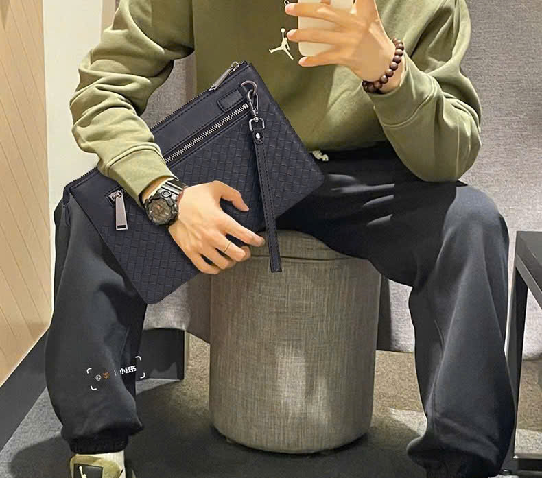 CLUTCH CẦM TAY DA BÒ CAO CẤP 1219 - Ảnh 7