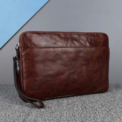 CLUTCH CẦM TAY DA BÒ CAO CẤP 8574-3