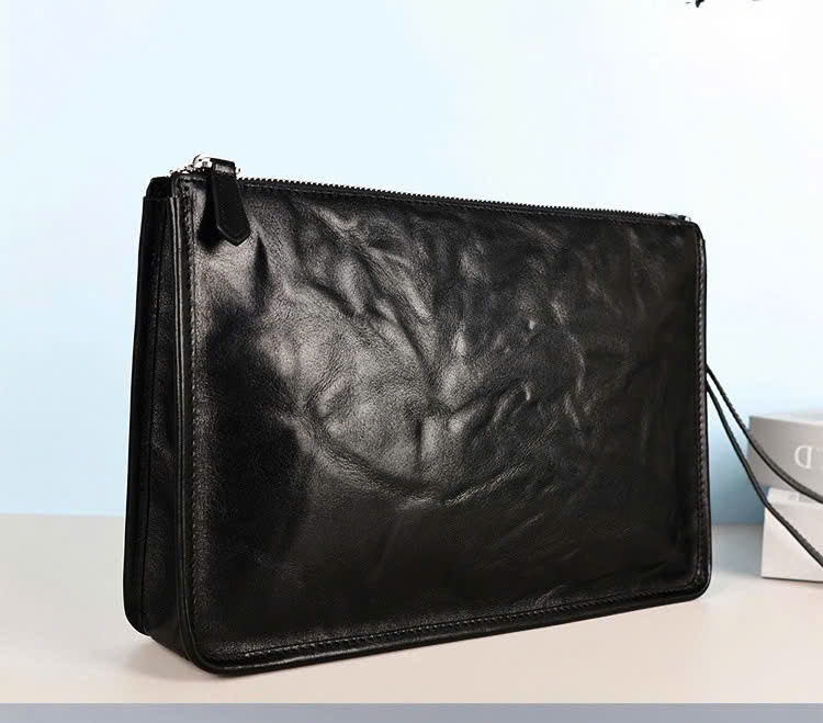 CLUTCH CẦM TAY DA BÒ CAO CẤP 8572 - Ảnh 6