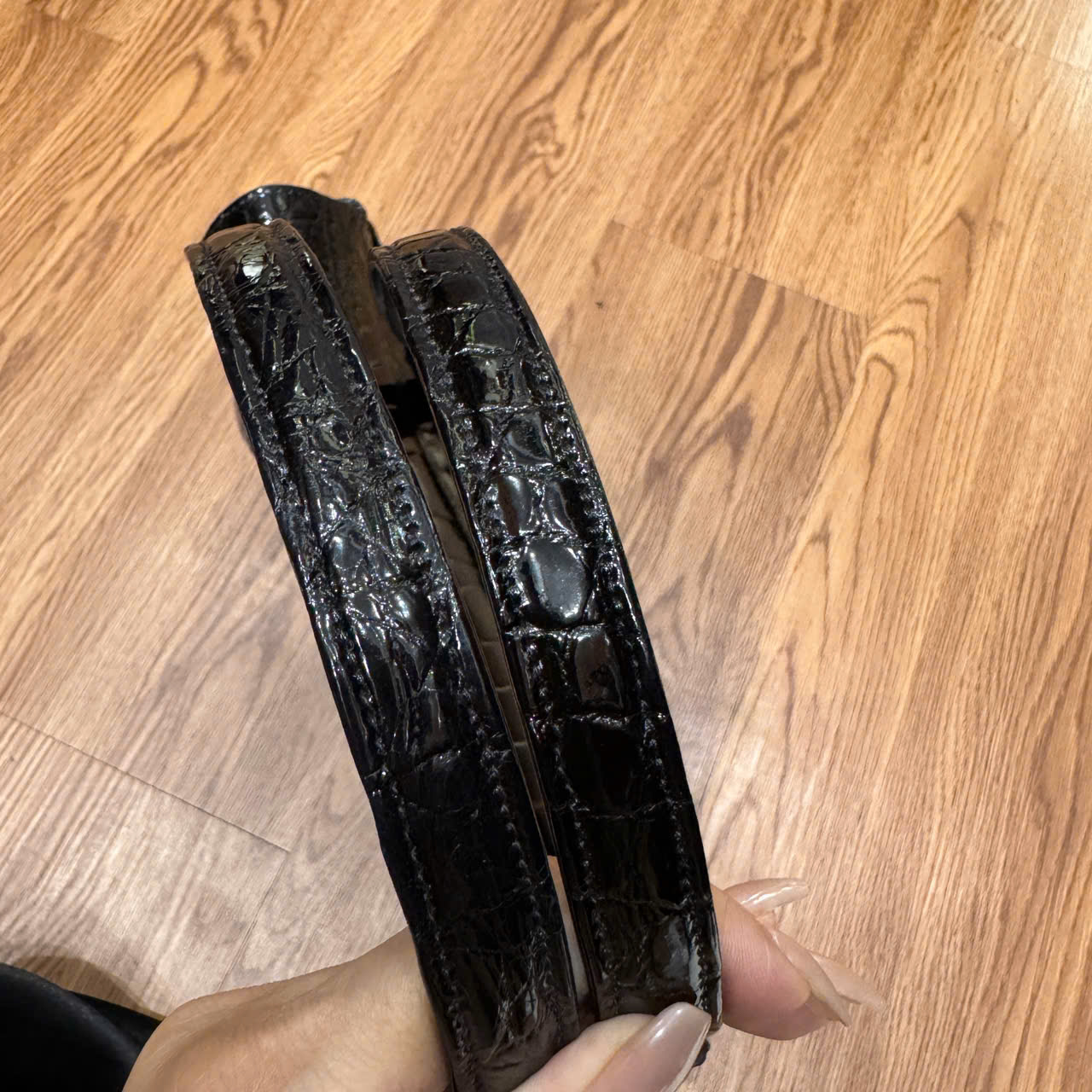 Túi Cá Sấu Bóng Kính CSCK2