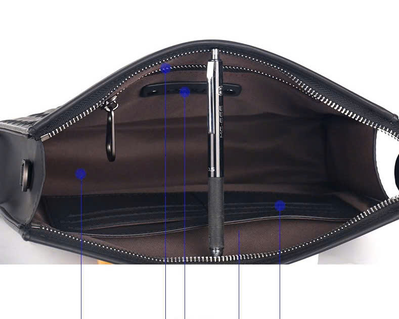 CLUTCH CẦM TAY DA BÒ CAO CẤP 3821-2 - Ảnh 4