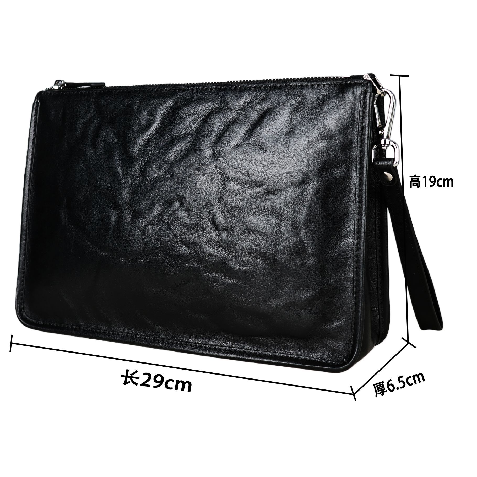 CLUTCH CẦM TAY DA BÒ CAO CẤP 8572 - Ảnh 10