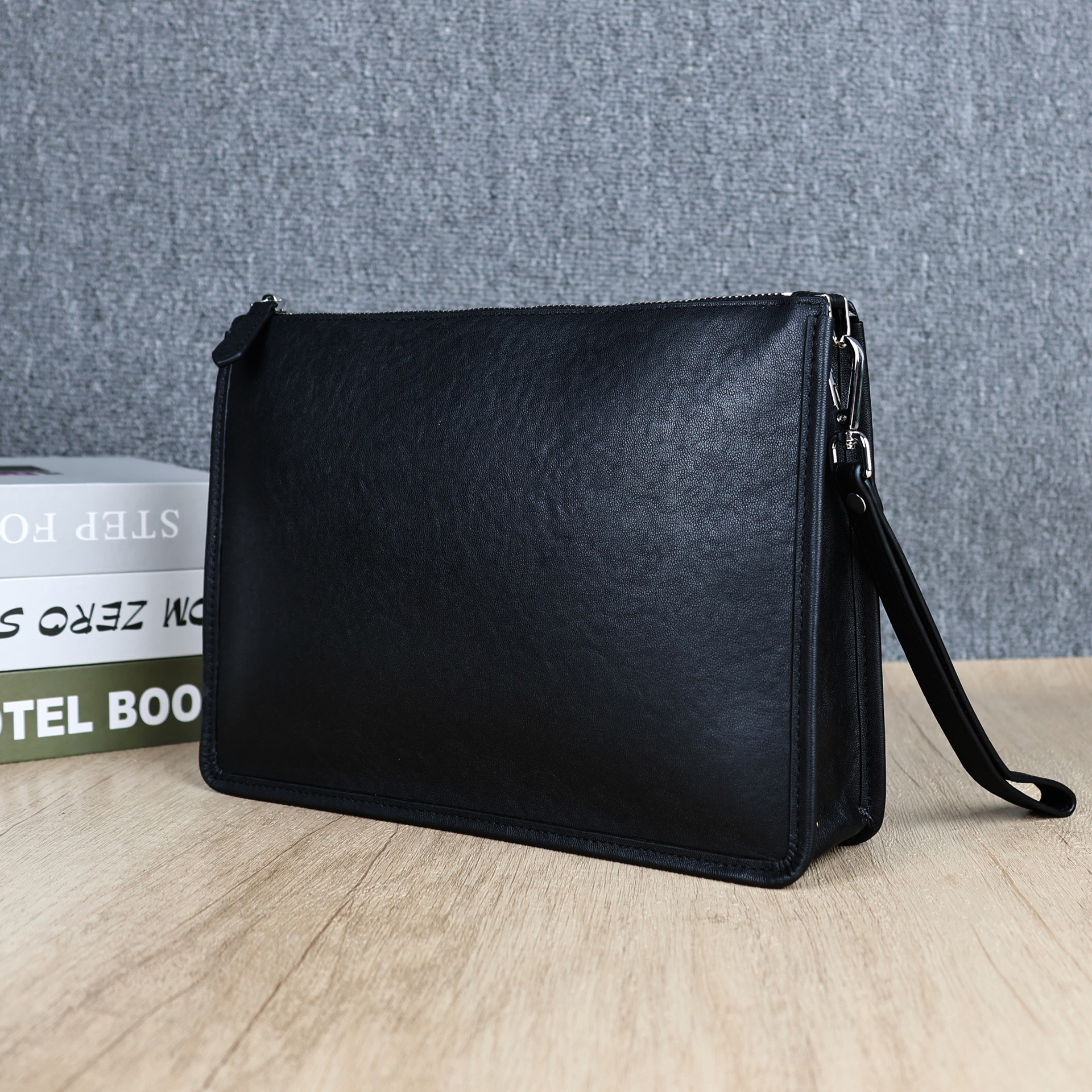 CLUTCH CẦM TAY DA BÒ CAO CẤP 8572 - Ảnh 13