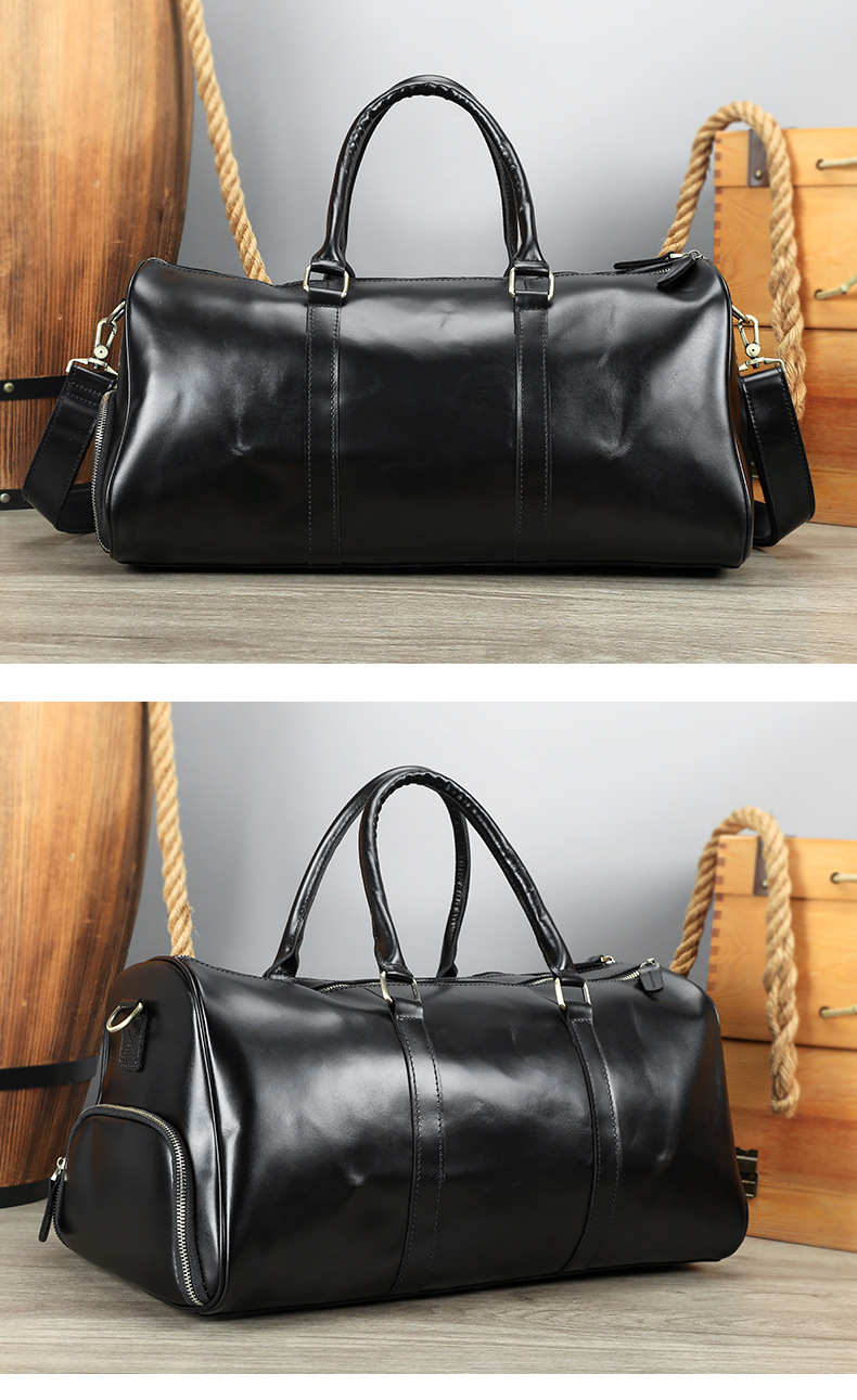 Túi Trống Du Lịch Da Bò Cao Cấp 8706-2