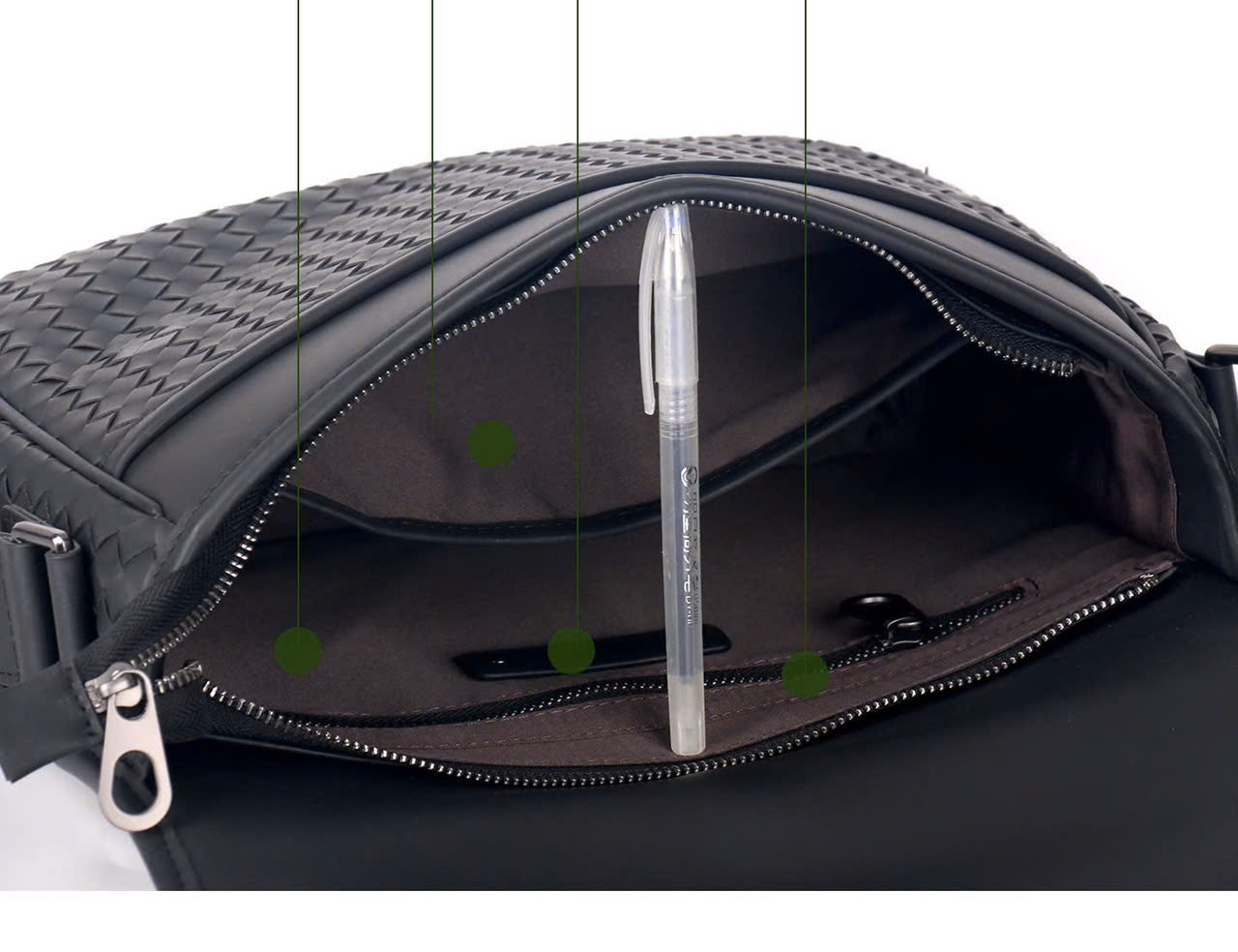 TÚI ĐEO CHÉO DA BÒ CAO CẤP 2592 - Ảnh 4