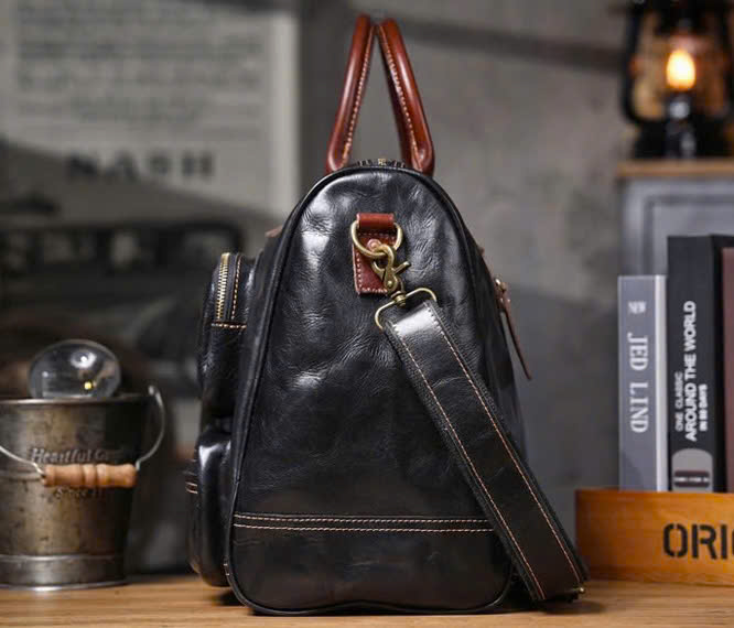 TÚI DU LỊCH DA BÒ CAO CẤP 7406 - Ảnh 8