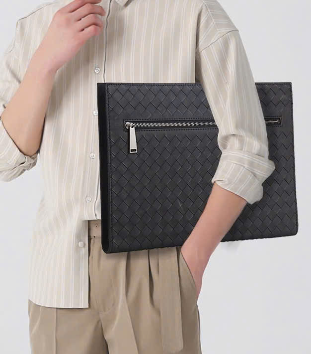 CLUTCH CẦM TAY DA BÒ CAO CẤP 800781 - Ảnh 6