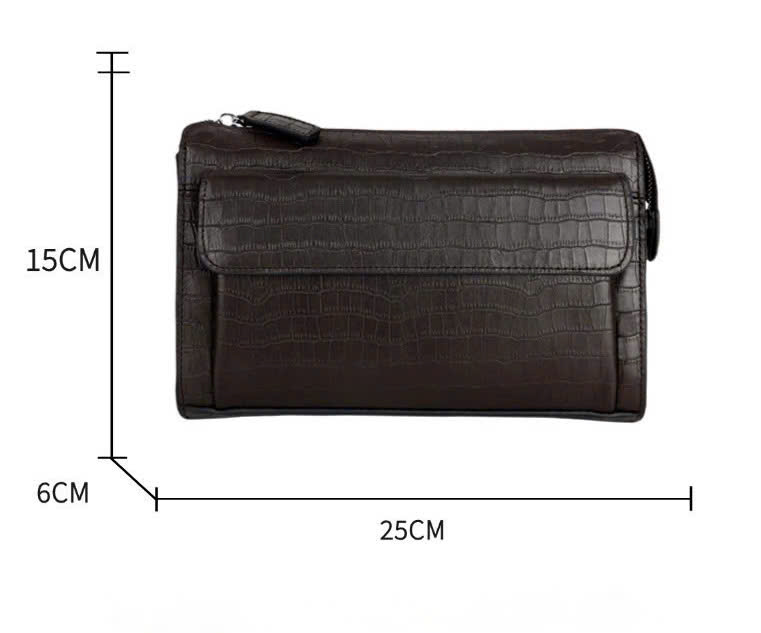 CLUTCH CẦM TAY DA BÒ CAO CẤP 8544-3 - Ảnh 3