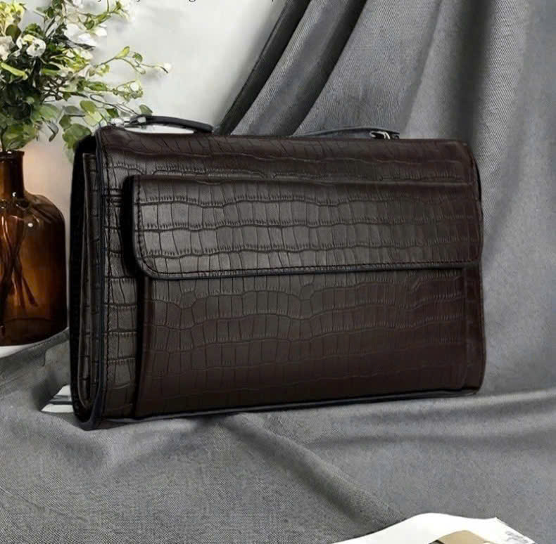 CLUTCH CẦM TAY DA BÒ CAO CẤP 8544-3 - Ảnh 4