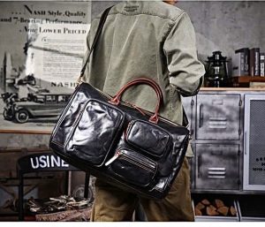 TÚI DU LỊCH DA BÒ CAO CẤP 7406