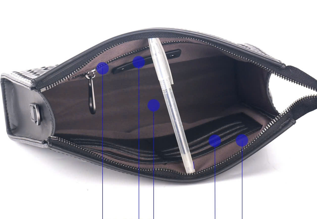 CLUTCH CẦM TAY DA BÒ CAO CẤP 3821 - Ảnh 6