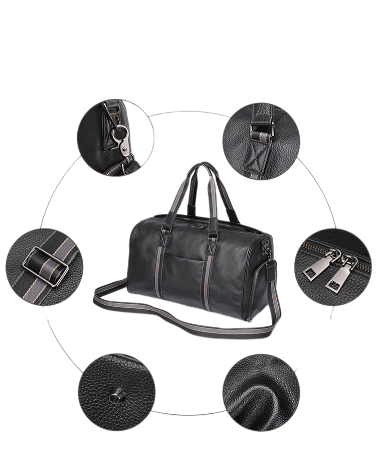 Túi Trống Du Lịch Da Bò Cao Cấp 8706-3