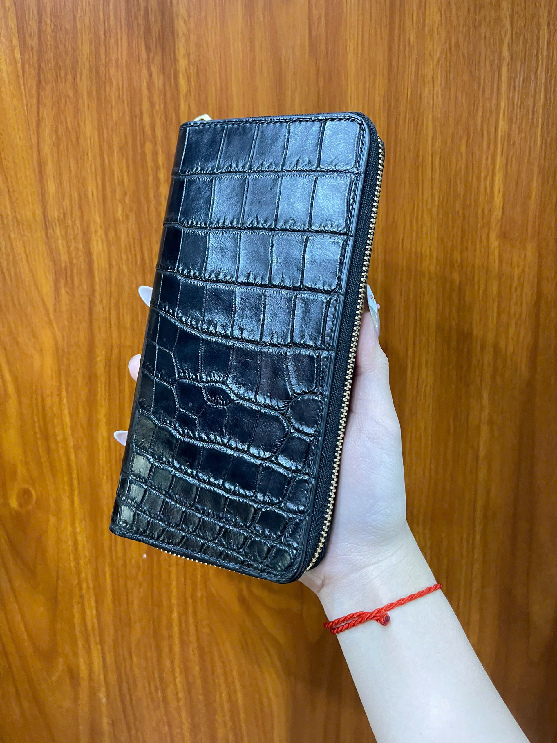 VÍ DÀI CẦM TAY NAM DA CÁ SẤU VDCS99