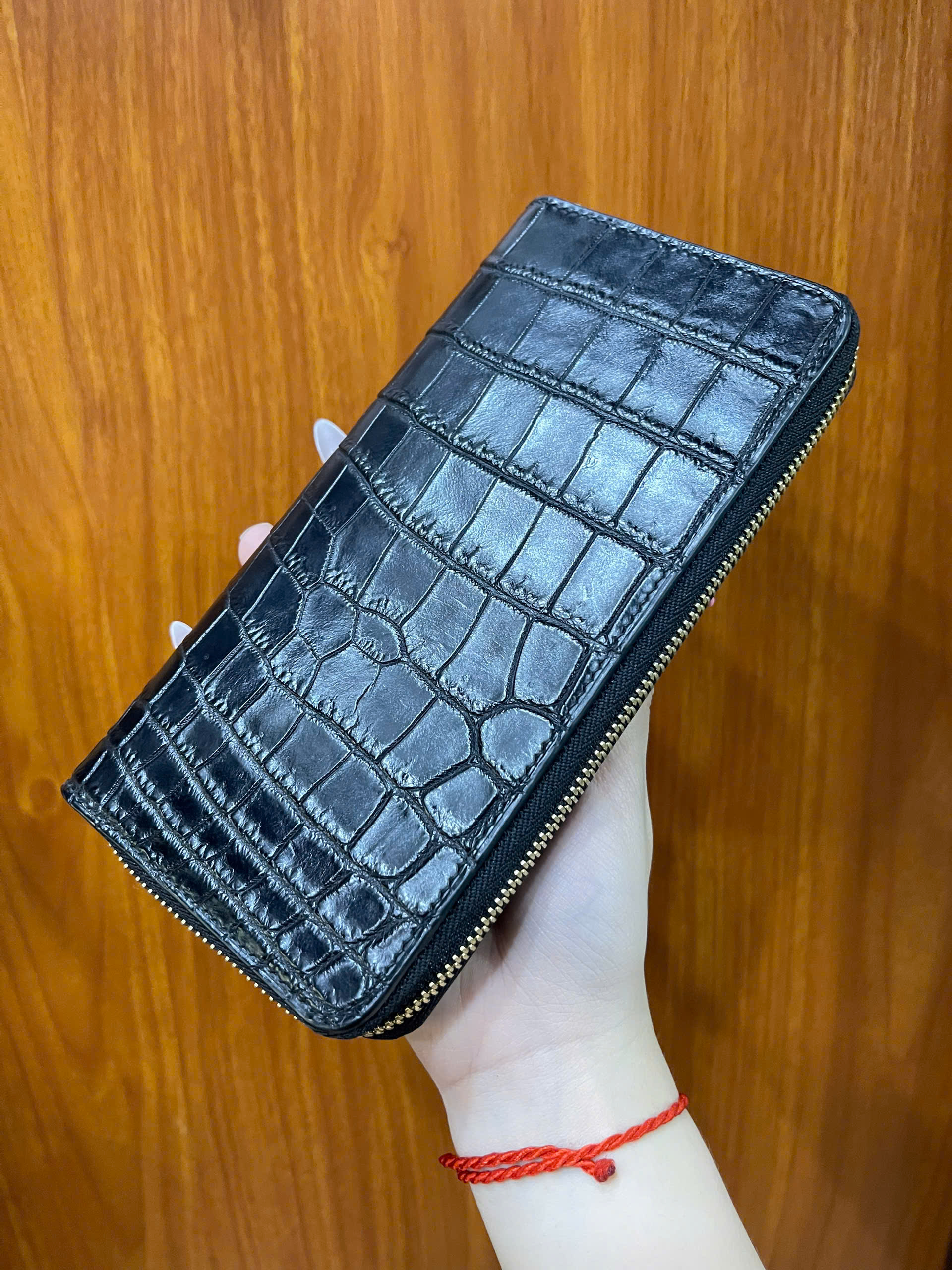 VÍ DÀI CẦM TAY NAM DA CÁ SẤU VDCS99