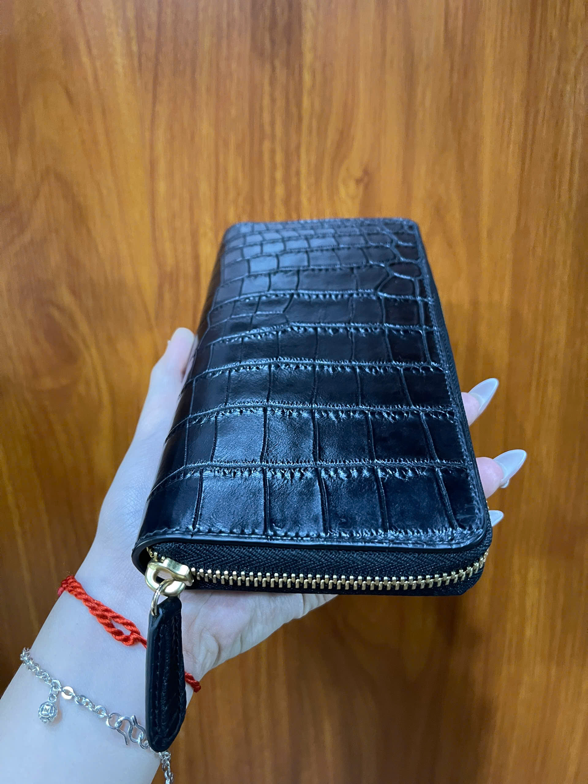 VÍ DÀI CẦM TAY NAM DA CÁ SẤU VDCS99