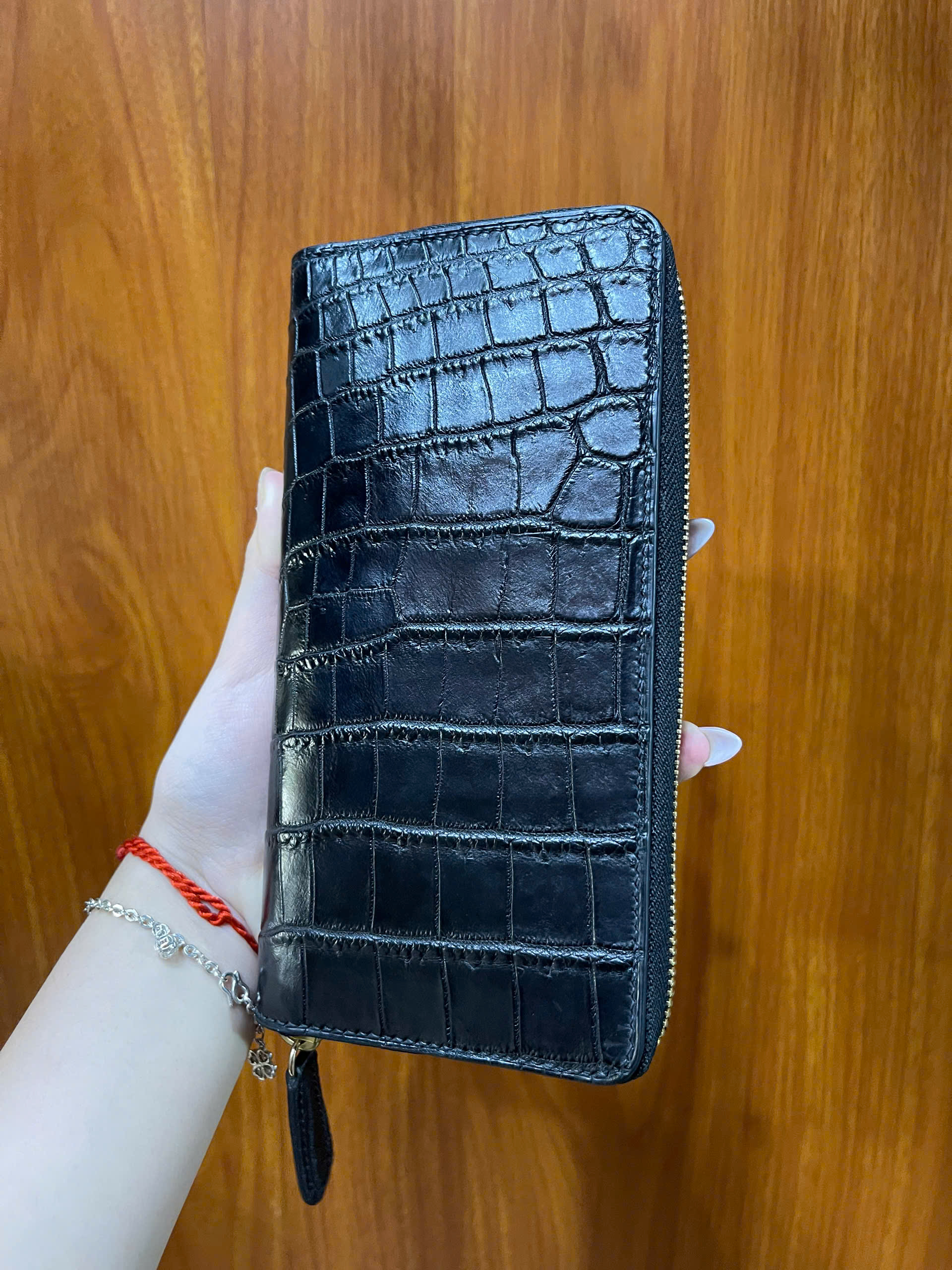 VÍ DÀI CẦM TAY NAM DA CÁ SẤU VDCS99