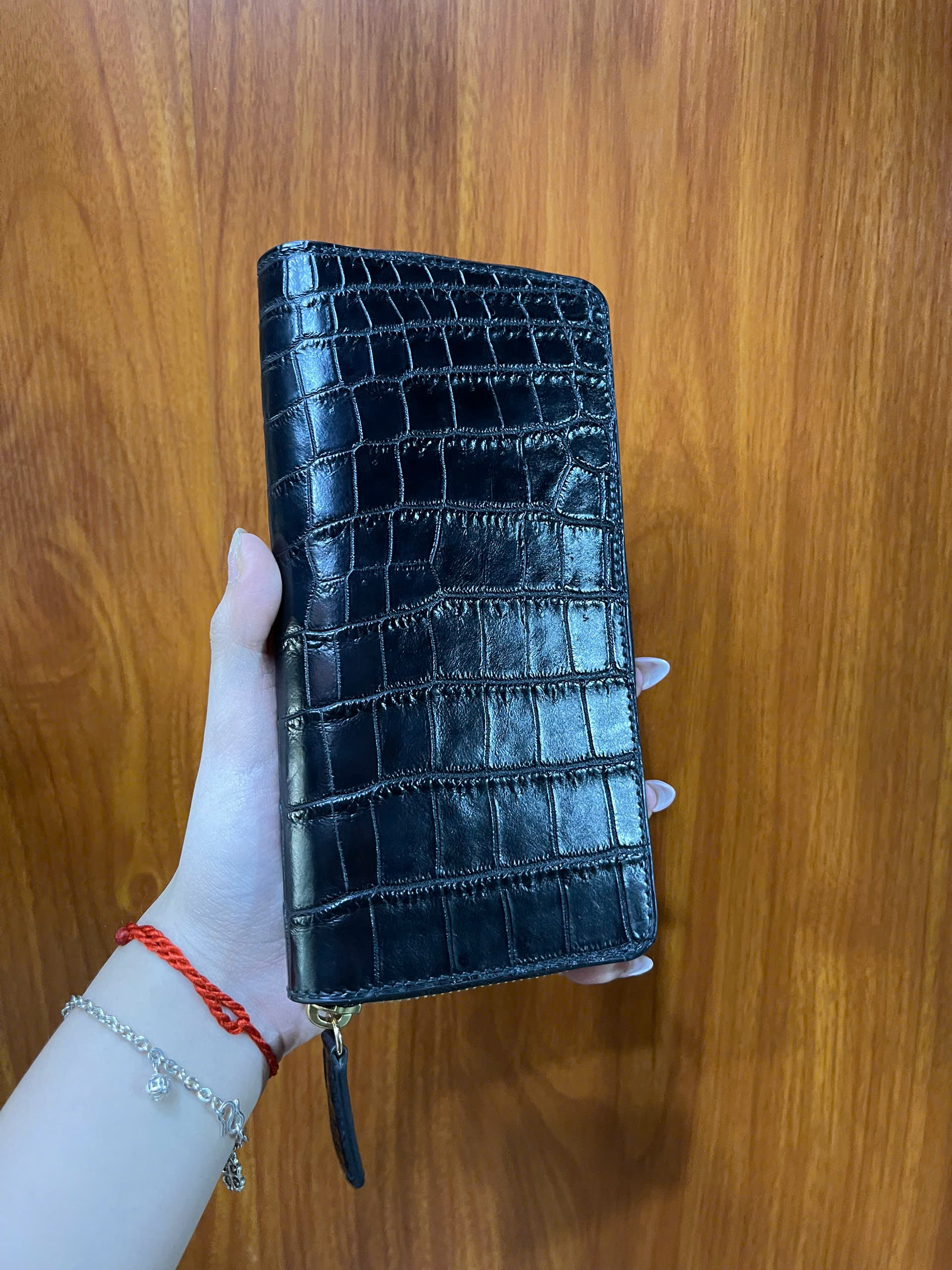 VÍ DÀI CẦM TAY NAM DA CÁ SẤU VDCS99