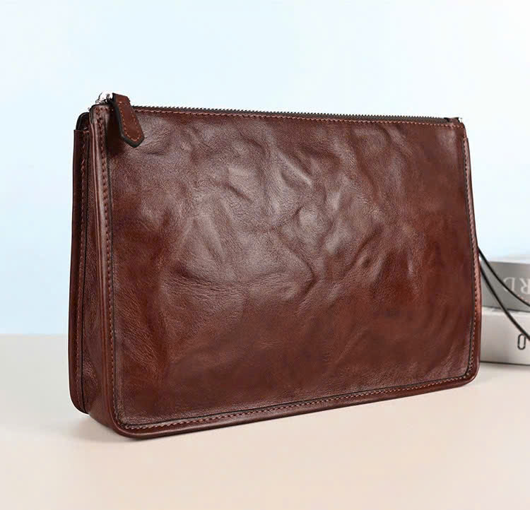 CLUTCH CẦM TAY DA BÒ CAO CẤP 8572