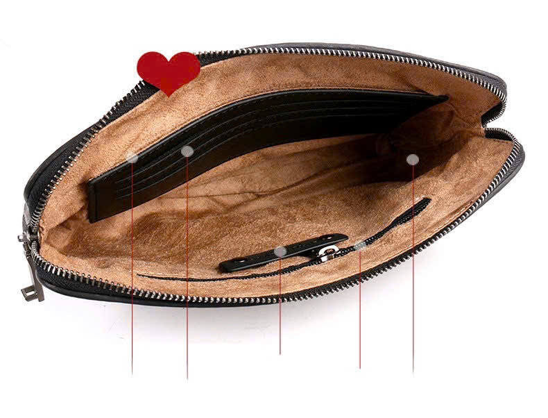 CLUTCH CẦM TAY DA BÒ CAO CẤP 3331