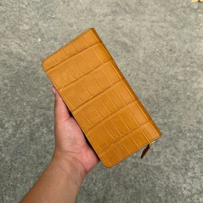 VÍ DÀI CẦM TAY DA CÁ SẤU ALIGATO CT45