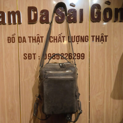 TÚI DA BÒ ĐEO CHÉO NAM DA SÀI GÒN DC22