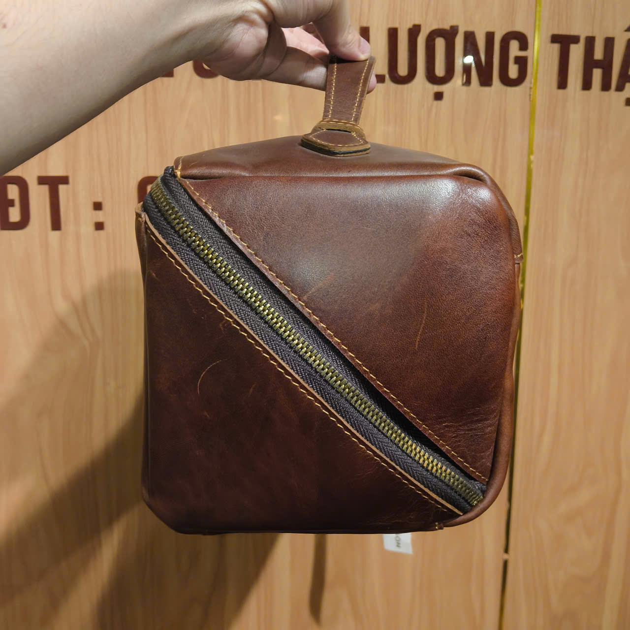 TÚI CLUTCH CẦM TAY DA BÒ NAM DA SÀI GÒN CL12