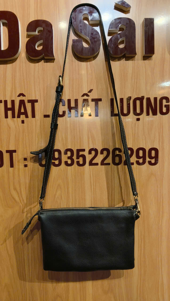 TÚI XÁCH NỮ DA BÒ ĐEO CHÉO NAM DA SÀI GÒN TN05 - Ảnh 3